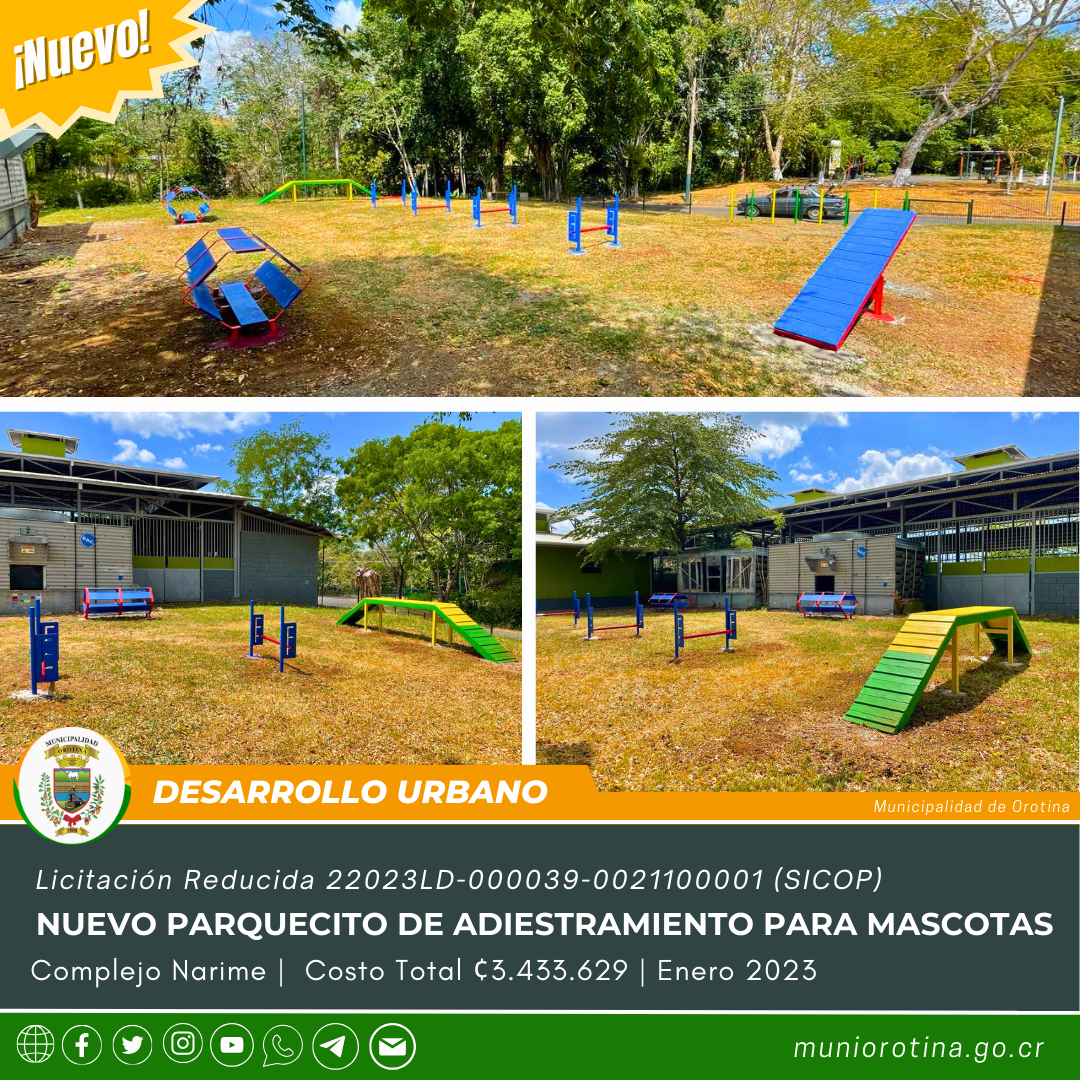 Estrenamos el Nuevo Parquecito de Adiestramiento para Mascotas